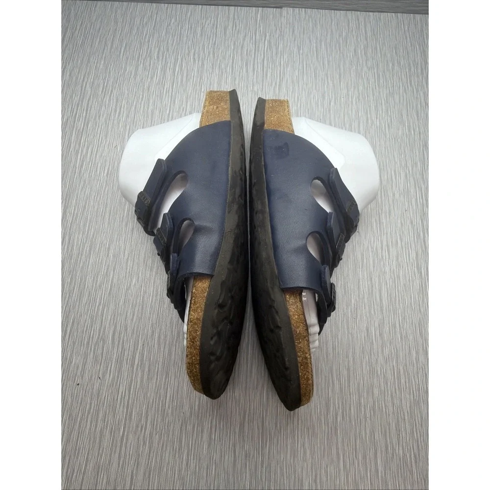 Birkenstock Granada Sandals Women's US 9 EU 40 Navy Blue Multi Strap